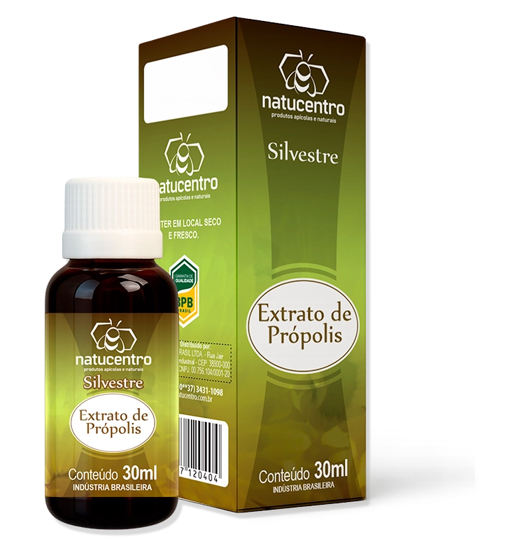 EXTRATO DE PRÓPOLIS SILVESTRE - 30ml